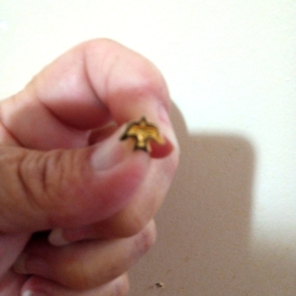 Lot of 4 Lapel Pins Crucifix Dove Guardian Angel JOY Christian Religious Pin Lot - Picture 6 of 6